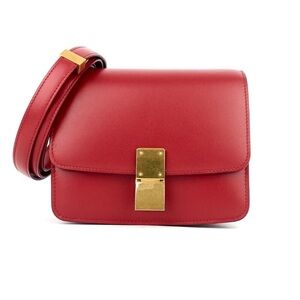 Classic Box Small Calf Leather Bag